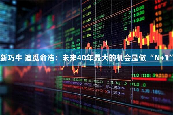 新巧牛 追觅俞浩：未来40年最大的机会是做 “N+1”